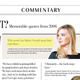 The December 31, 2006 edition of the Chicago Tribune with the fake Ivanka Trump quote (Newspapers.com)